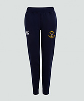 Womens Tapered Cuffed Fleece Pants